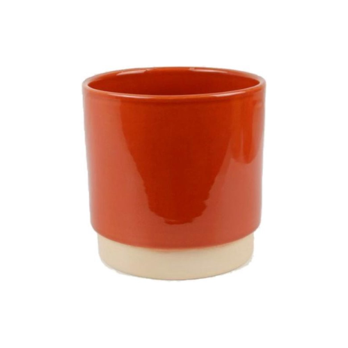Eno bloempot roestbruin
