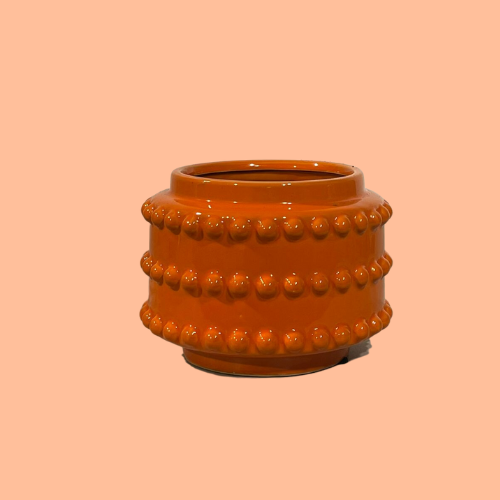 Bloempot oranje